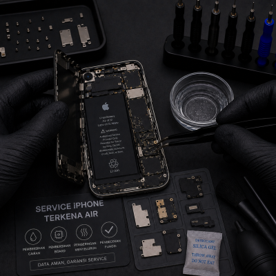 Service iPhone Terkena Air